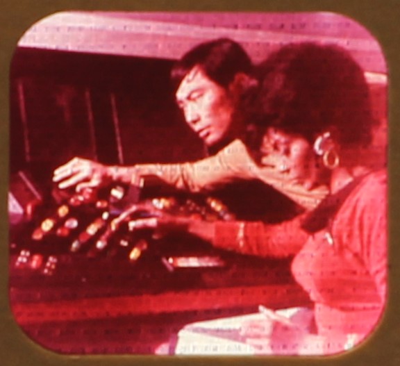 A close-up image of one of the pictures on The Omega Glory Star Trek View-Master reel.